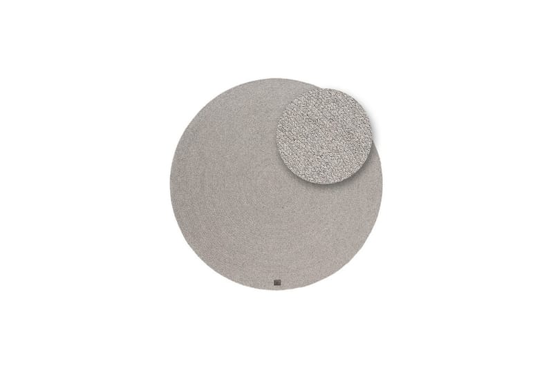 Ullteppe Merino - 160x160 cm, Grå - Tekstiler & tepper - Teppe & matte - Moderne matte - Ullteppe