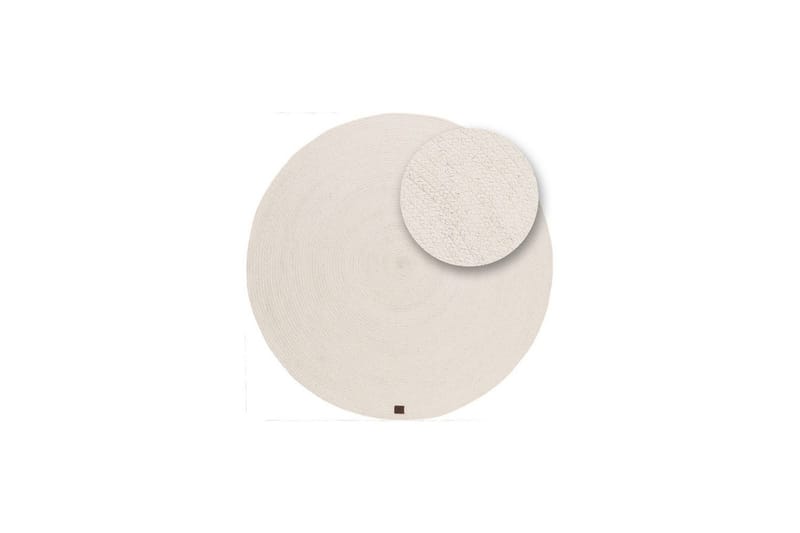 Ullteppe Merino - 160x160 cm, Krem - Tekstiler & tepper - Teppe & matte - Moderne matte - Ullteppe