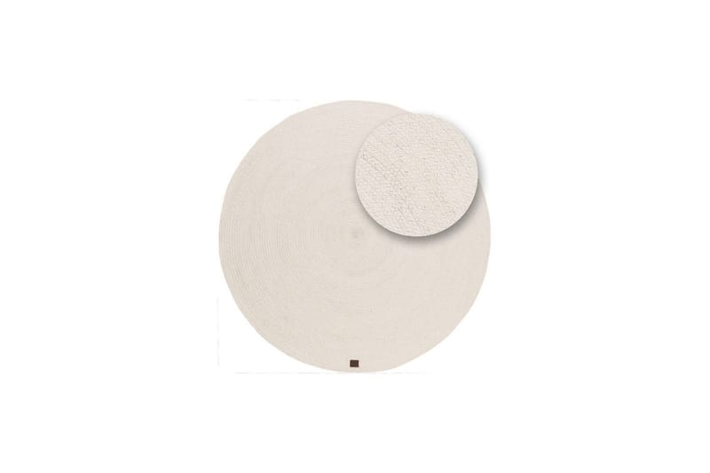 Ullteppe Merino - 160x160 cm, Krem - Tekstiler & tepper - Teppe & matte - Moderne matte - Ullteppe