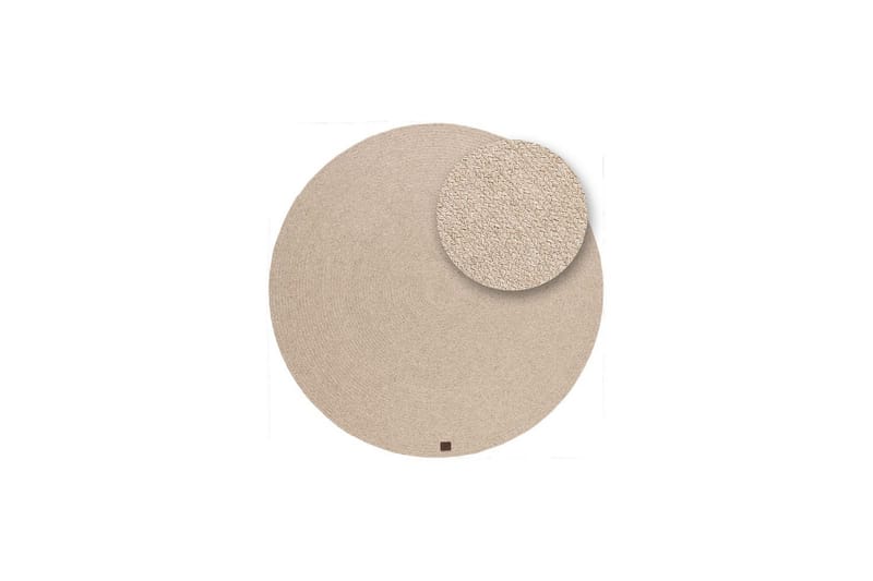 Ullteppe Merino - 160x160 cm, Lin - Tekstiler & tepper - Teppe & matte - Moderne matte - Ullteppe