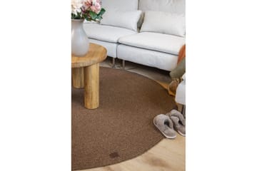 Ullteppe Merino - 160x160 cm, Sjokoladebrun - Tekstiler & tepper - Teppe & matte - Moderne matte - Ullteppe