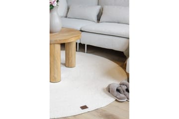 Ullteppe Merino - 200x200 cm, Krem - Tekstiler & tepper - Teppe & matte - Moderne matte - Ullteppe