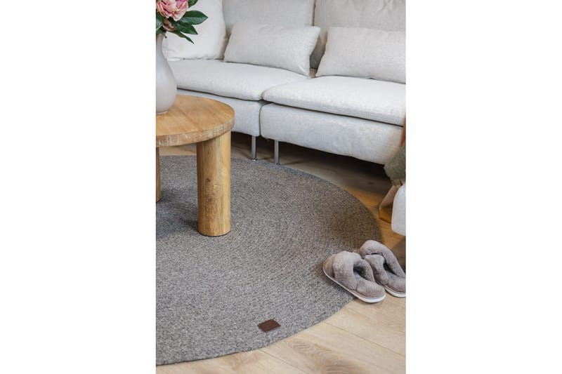 Ullteppe Merino - 200x200 cm, Taupe - Tekstiler & tepper - Teppe & matte - Moderne matte - Ullteppe