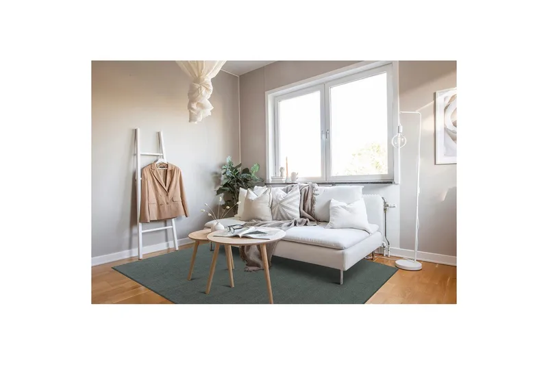Ullteppe Molly - 160x230 cm, Grønn - Tekstiler & tepper - Teppe & matte - Moderne matte - Ullteppe