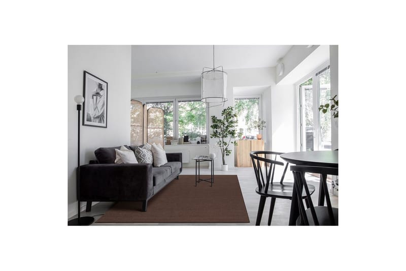 Ullteppe Molly - 160x230 cm, Sjokoladebrun - Tekstiler & tepper - Teppe & matte - Moderne matte - Ullteppe