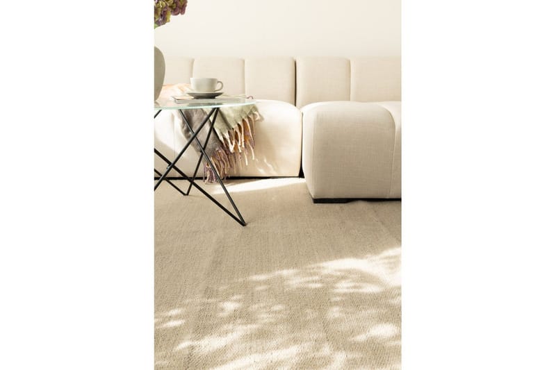 Ullteppe Molly - 200x200 cm, Mørk Lin - Tekstiler & tepper - Teppe & matte - Moderne matte - Ullteppe