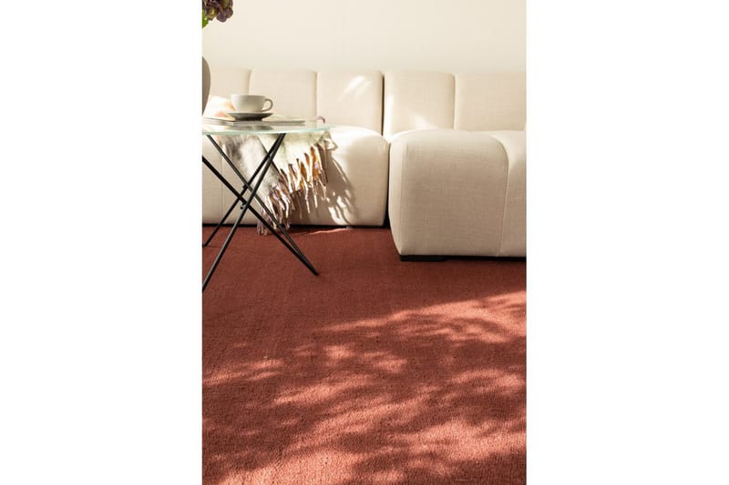 Ullteppe Molly - 200x200 cm, Marsala - Tekstiler & tepper - Teppe & matte - Moderne matte - Ullteppe