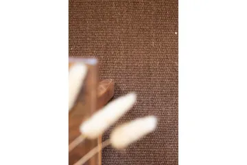 Ullteppe Molly - 200x200 cm, Sjokoladebrun - Tekstiler & tepper - Teppe & matte - Moderne matte - Ullteppe