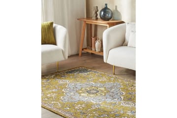 Ullteppe Mucur 140x200 cm - Gul - Tekstiler & tepper - Teppe & matte - Moderne matte - Ullteppe