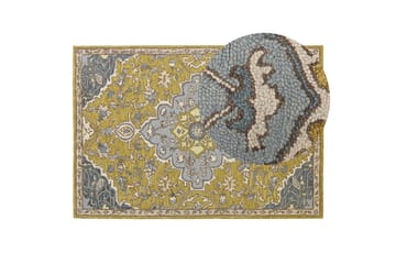 Ullteppe Mucur 140x200 cm - Gul - Tekstiler & tepper - Teppe & matte - Moderne matte - Ullteppe