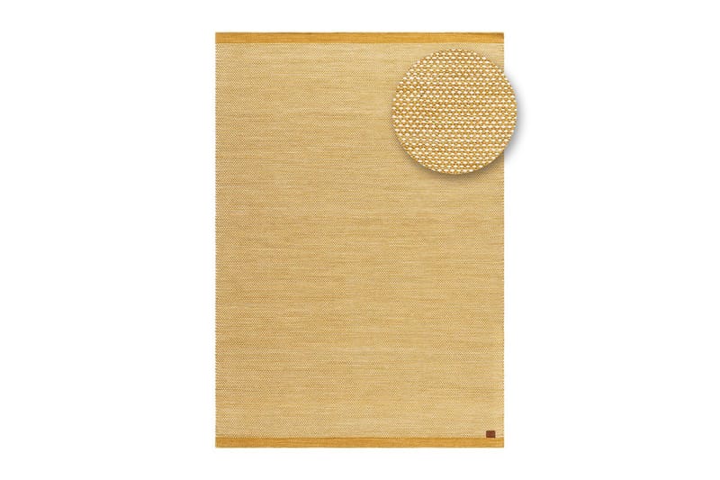 Ullteppe Sandhamn - 160x230 cm, Gul - Tekstiler & tepper - Teppe & matte - Moderne matte - Ullteppe