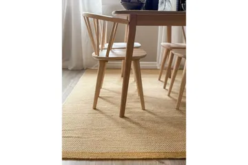 Ullteppe Sandhamn - 160x230 cm, Gul - Tekstiler & tepper - Teppe & matte - Moderne matte - Ullteppe