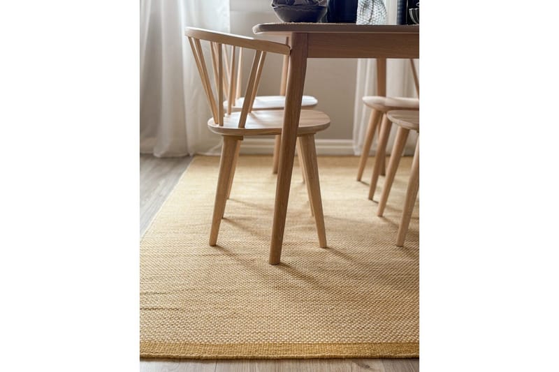 Ullteppe Sandhamn - 160x230 cm, Gul - Tekstiler & tepper - Teppe & matte - Moderne matte - Ullteppe