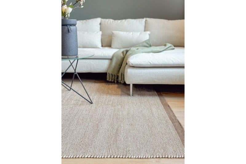 Ullteppe Sandhamn - 160x230 cm, Mørk Lin - Tekstiler & tepper - Teppe & matte - Moderne matte - Ullteppe