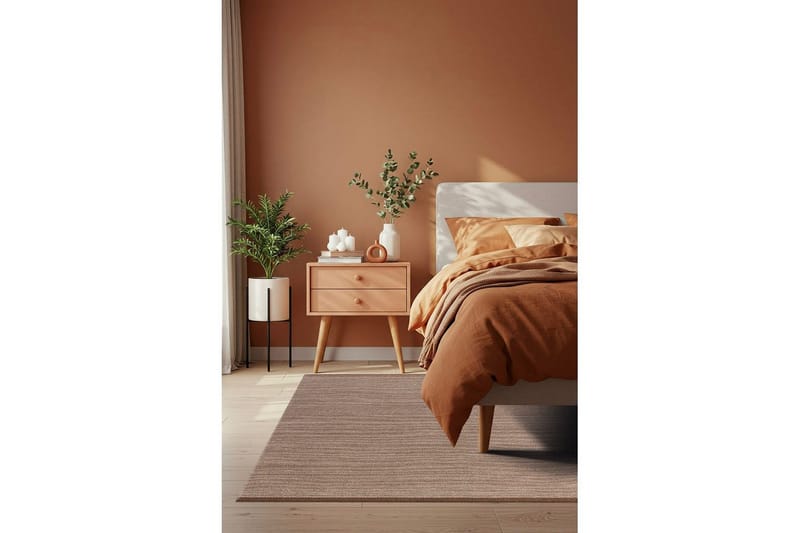 Ullteppe Sandhamn - 160x230 cm, Mørk Lin - Tekstiler & tepper - Teppe & matte - Moderne matte - Ullteppe