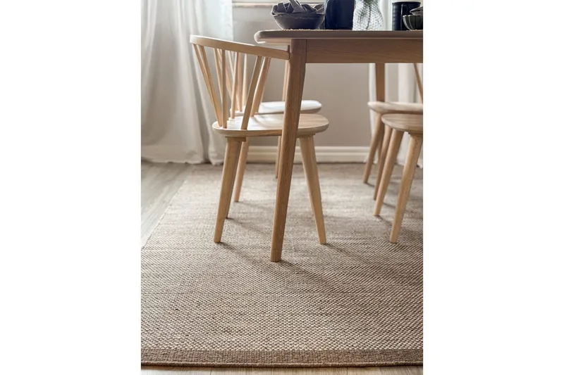 Ullteppe Sandhamn - 160x230 cm, Mørk Lin - Tekstiler & tepper - Teppe & matte - Moderne matte - Ullteppe
