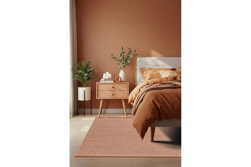 Ullteppe Sandhamn - 160x230 cm, Terrakotta - Tekstiler & tepper - Teppe & matte - Moderne matte - Ullteppe