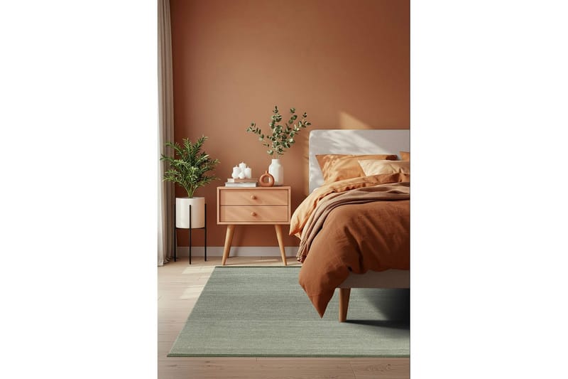Ullteppe Sandhamn - 200x300 cm, Smaragdgrønn - Tekstiler & tepper - Teppe & matte - Moderne matte - Ullteppe