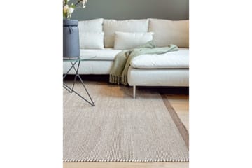Ullteppe Sandhamn - 240x340 cm, Mørk Lin - Tekstiler & tepper - Teppe & matte - Moderne matte - Ullteppe