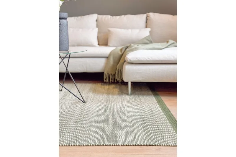 Ullteppe Sandhamn - 240x340 cm, Smaragdgrønn - Tekstiler & tepper - Teppe & matte - Moderne matte - Ullteppe