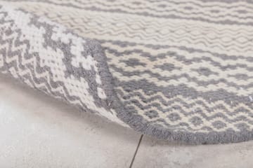 Sishu Ullmatte Rund 200 cm - Lys grå - Tekstiler & tepper - Teppe & matte - Moderne matte - Ullteppe