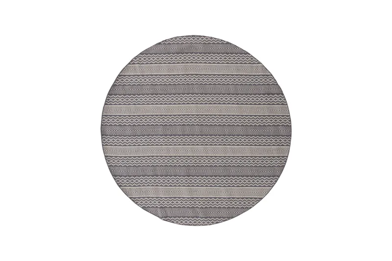 Sishu Ullmatte Rund 200 cm, Lys grå