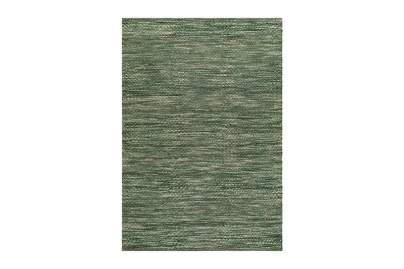 Skagen Ullmatte 160x230 cm Rektangulær, Grønnmelange