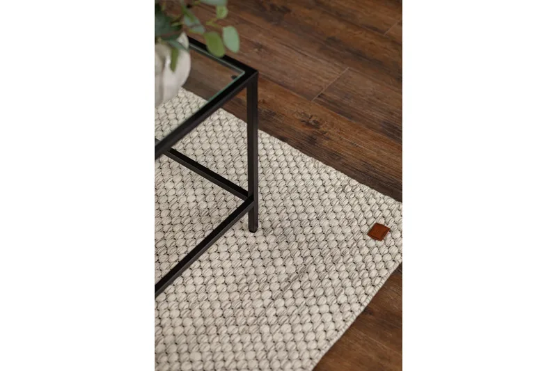 Torekov Ullmatte 140x200 cm - Hvit - Tekstiler & tepper - Teppe & matte - Moderne matte - Ullteppe