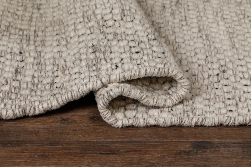 Torekov Ullmatte 140x200 cm - Hvit - Tekstiler & tepper - Teppe & matte - Moderne matte - Ullteppe