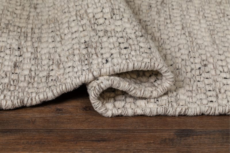 Torekov Ullmatte 240x340 cm - Hvit - Tekstiler & tepper - Teppe & matte - Moderne matte - Ullteppe