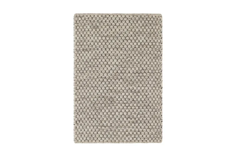 Torekov Ullmatte 60x90 cm - Hvit - Tekstiler & tepper - Teppe & matte - Moderne matte - Ullteppe