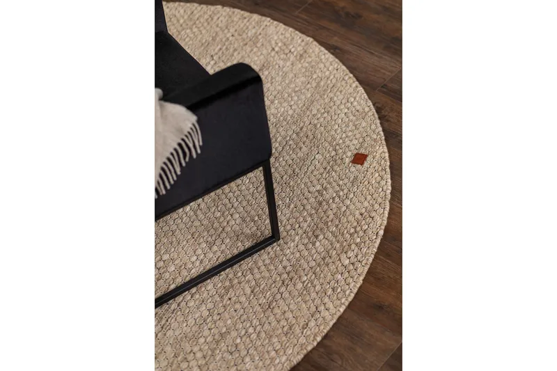 Torekov Ullmatte Rund 240 cm - Lin - Tekstiler & tepper - Teppe & matte - Moderne matte - Ullteppe