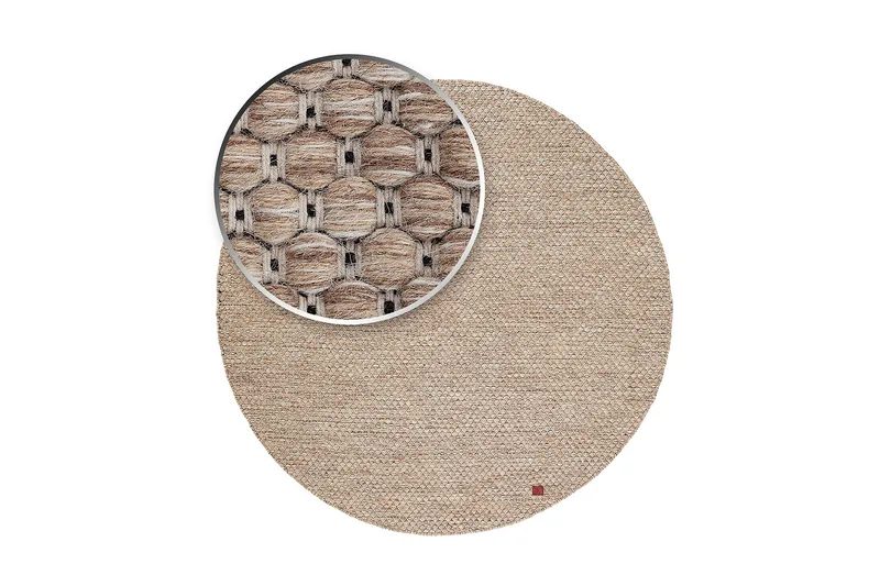 Torekov Ullmatte Rund 240 cm - Lin - Tekstiler & tepper - Teppe & matte - Moderne matte - Ullteppe
