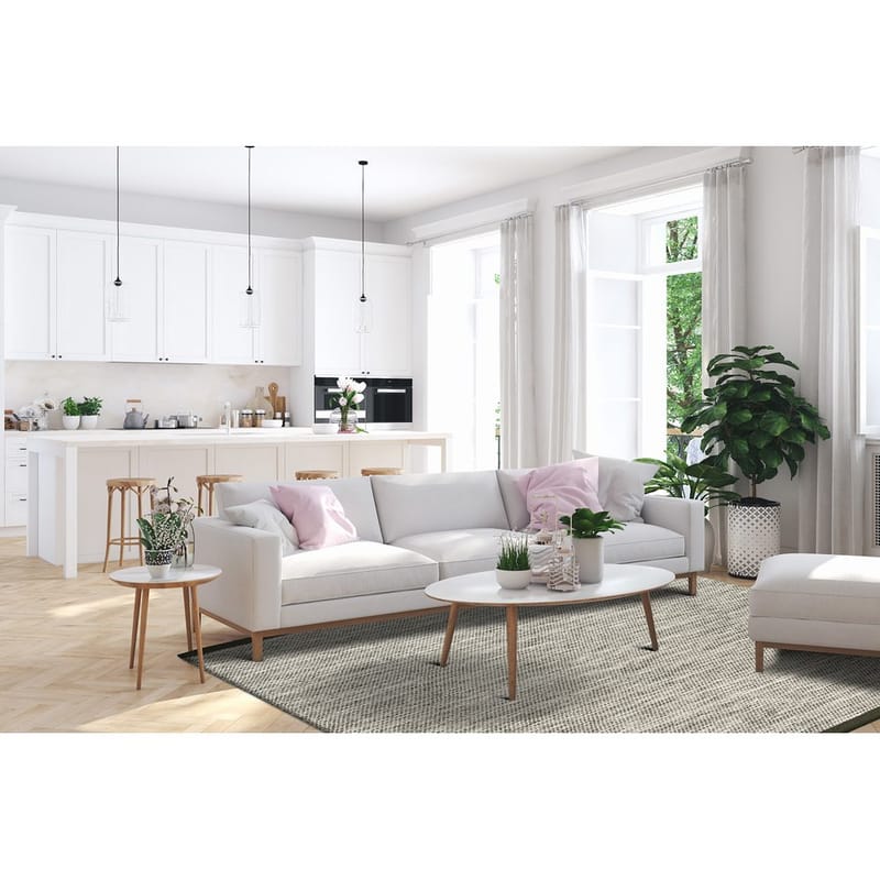 Ullteppe Torsby - 160x230 cm, Oliven grønn - Tekstiler & tepper - Teppe & matte - Moderne matte - Ullteppe