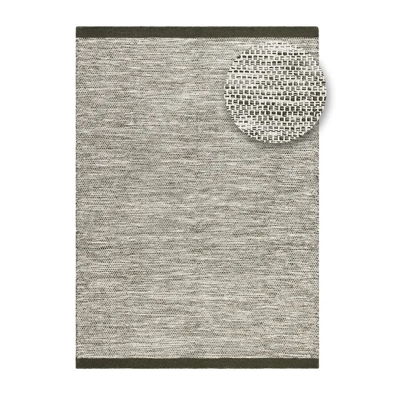 Ullteppe Torsby - 160x230 cm, Oliven grønn - Tekstiler & tepper - Teppe & matte - Moderne matte - Ullteppe