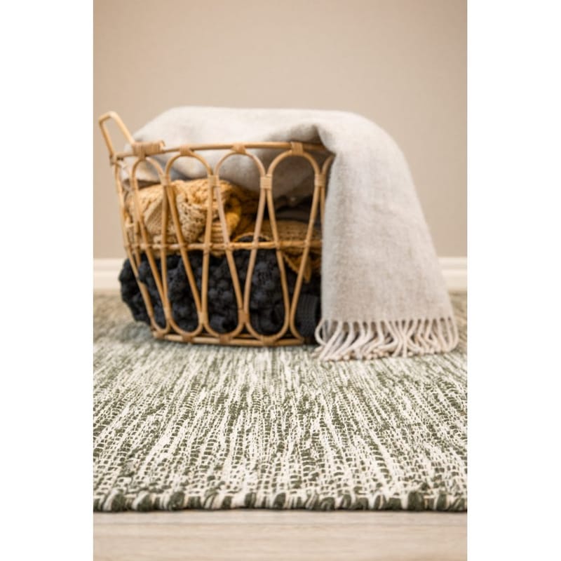 Ullteppe Torsby - 240x340 cm, Oliven grønn - Tekstiler & tepper - Teppe & matte - Moderne matte - Ullteppe