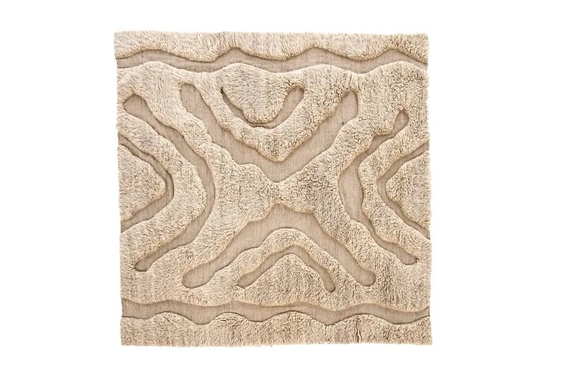 Trondheim x Josefin Lustig Ullmatte 402x400 cm Beige - Vind - Tekstiler & tepper - Teppe & matte - Moderne matte - Ullteppe