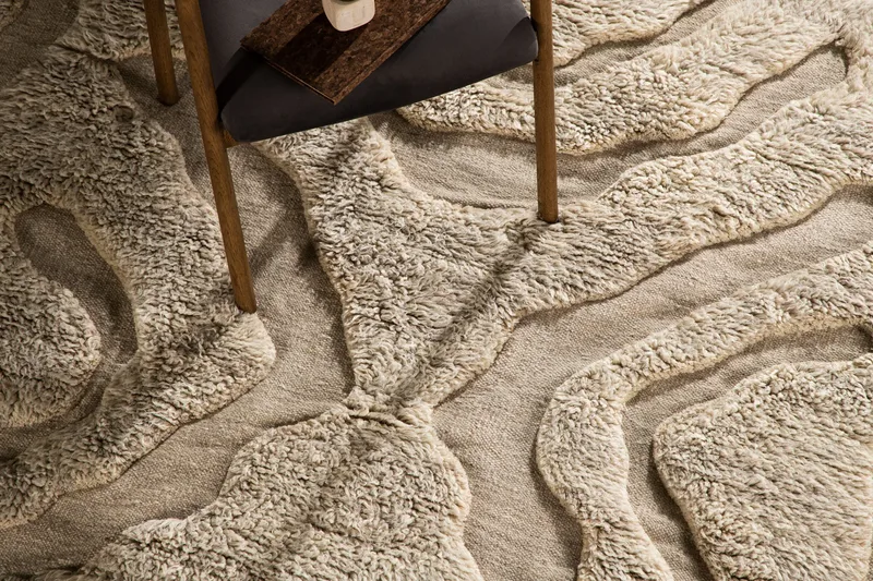 Trondheim x Josefin Lustig Ullmatte 402x400 cm Beige - Vind - Tekstiler & tepper - Teppe & matte - Moderne matte - Ullteppe