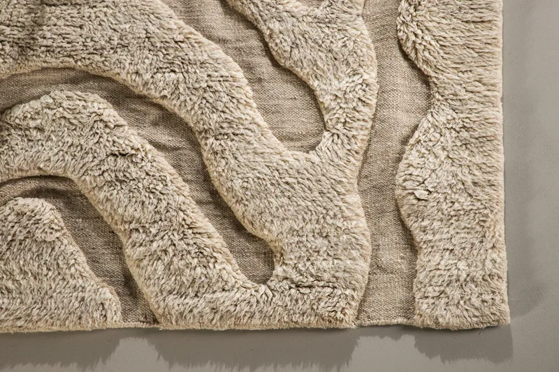 Trondheim x Josefin Lustig Ullmatte 402x400 cm Beige - Vind - Tekstiler & tepper - Teppe & matte - Moderne matte - Ullteppe