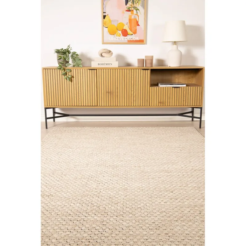 Ullteppe Vasa - 200x300 cm, Natur - Tekstiler & tepper - Teppe & matte - Moderne matte - Ullteppe