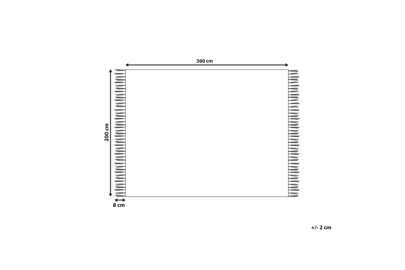 Ullteppe Voskevaz 200x300 cm - Oransje - Tekstiler & tepper - Teppe & matte - Moderne matte - Ullteppe