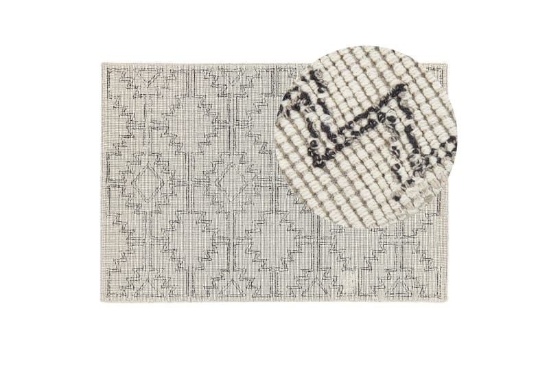 Urla Ryeteppe 140x200 cm - Beige - Tekstiler & tepper - Teppe & matte - Moderne matte - Ryetepper