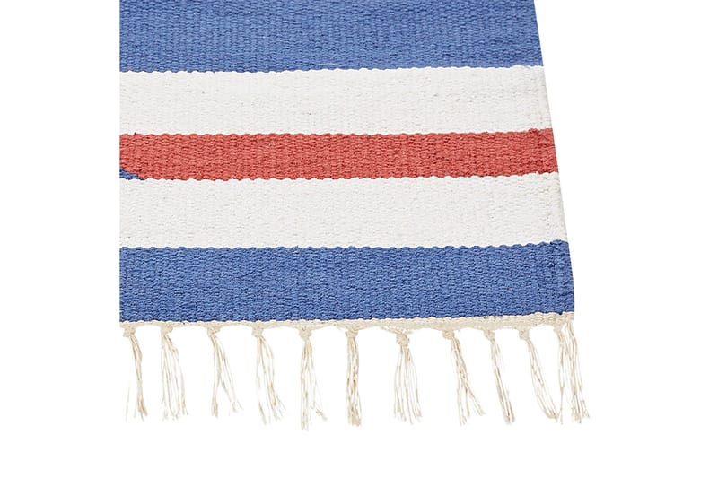 Varser Bomullsteppe 140x200 cm - Blå - Tekstiler & tepper - Teppe & matte - Moderne matte - Bomullsmatter