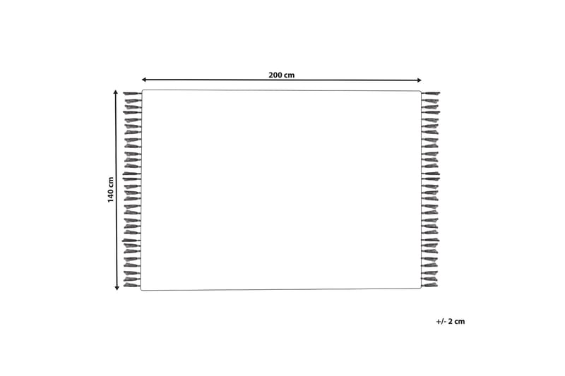 Varser Bomullsteppe 140x200 cm - Blå - Tekstiler & tepper - Teppe & matte - Moderne matte - Bomullsmatter