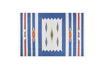 Varser Bomullsteppe 200x300 cm - Blå - Tekstiler & tepper - Teppe & matte - Moderne matte - Bomullsmatter