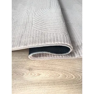 Vaskbart teppe Castello Art - Grå - Tekstiler & tepper - Teppe & matte - Moderne matte - Filleryer