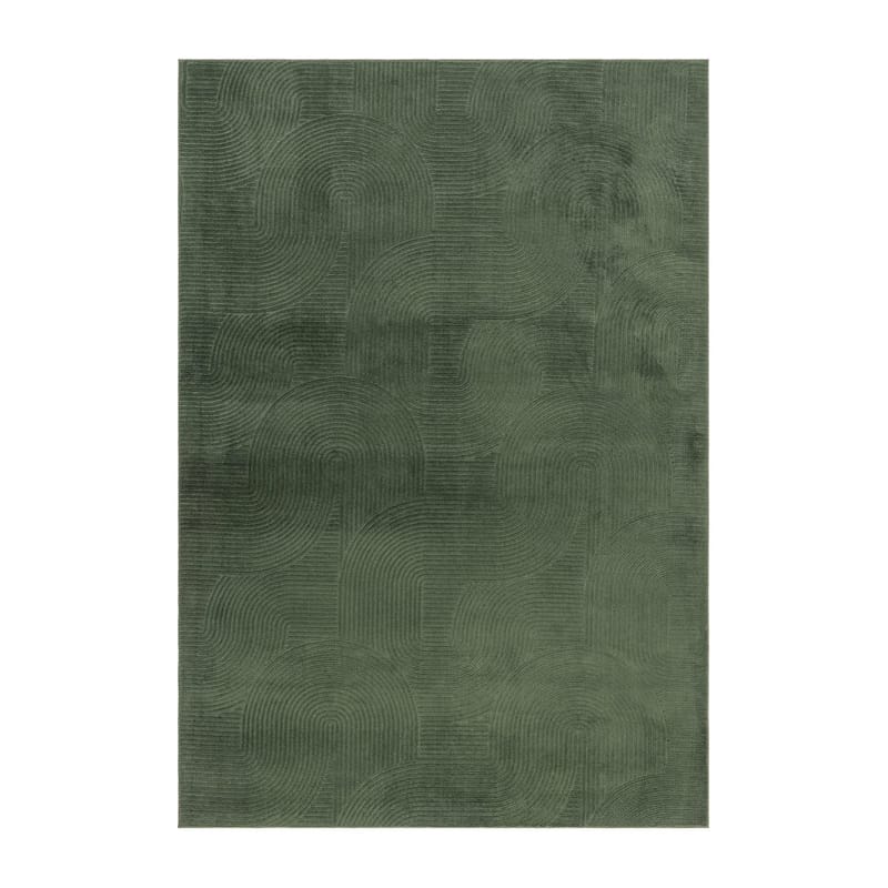 Vaskbart teppe Castello Art, Smaragdgrønn