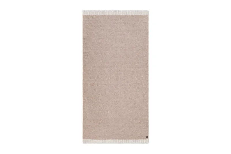 Vaxholm Ullteppe 75x150 cm Oval - Sand - Tekstiler & tepper - Teppe & matte - Moderne matte - Ullteppe