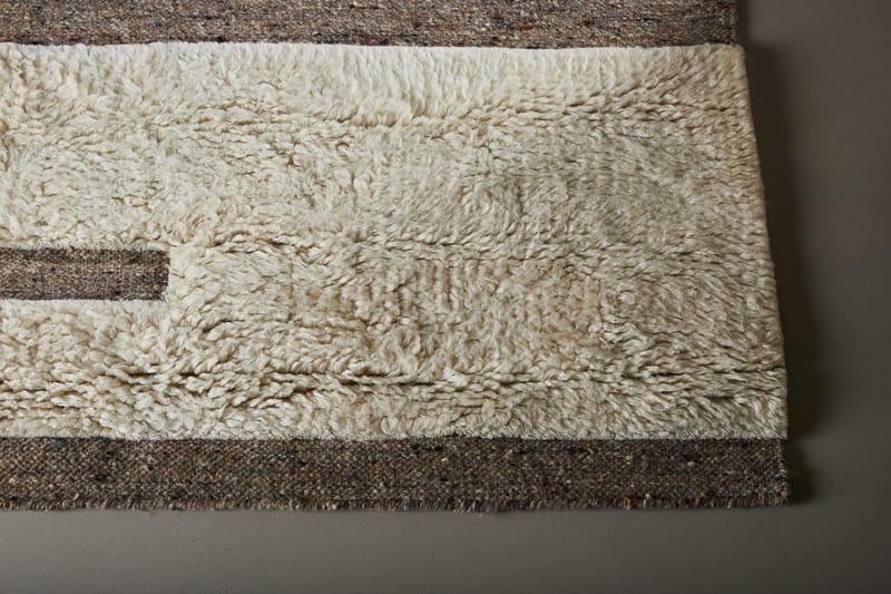 Vincent Ullteppe 200x300 cm Rektangulær - Hvit - Tekstiler & tepper - Teppe & matte - Moderne matte - Ullteppe