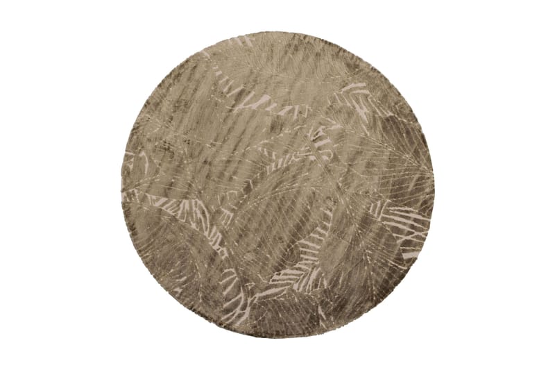 Viskosematte Saks 200x200 cm - Mørkebeige - Viskosematter - Store tepper